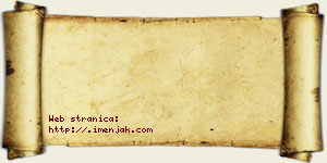 Jana Veselinović vizit kartica